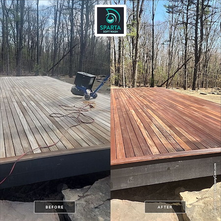 The best time to restore and stain a deck in goshen ny